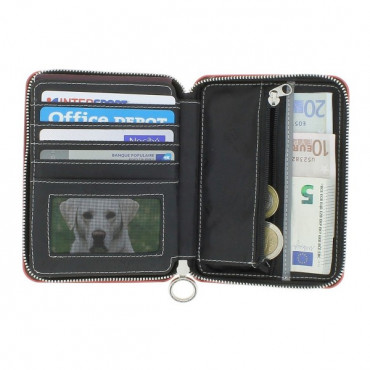 Гаманець на блискавці OGON Quilted Passport, синій