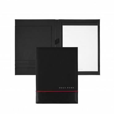 Папка A5 Explore Brushed Black Hugo Boss