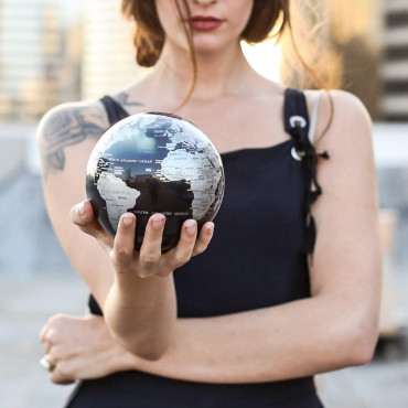 Самокрутний левітуючий Глобус (технології NASA) Solar Globe Політична карта 11,4 см (MG-6-SBE)