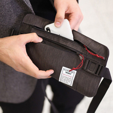 Сумка поясна на блискавки Troika Business Belt Bag