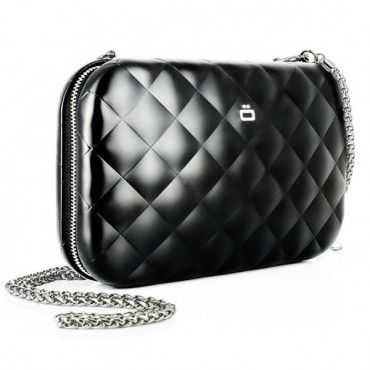 Клатч на блискавки OGON Quilted ledy bag, чорний