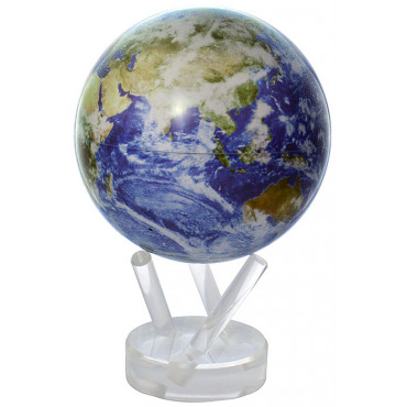 Гиро-глобус Solar Globe Mova  Земля в облаках  11,4 см (MG-45-STE-C)
