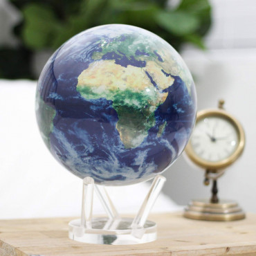 Гиро-глобус Solar Globe Mova  Земля в облаках  11,4 см (MG-45-STE-C)