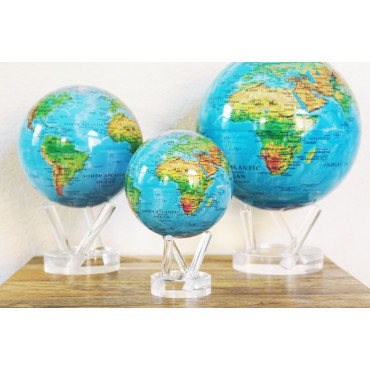 Гиро-глобус Solar Globe Mova Физическая карта 21,6 см (MG-85-RBE)
