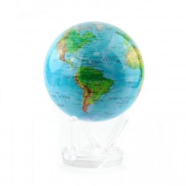 Гиро-глобус Solar Globe Mova Физическая карта 21,6 см (MG-85-RBE)