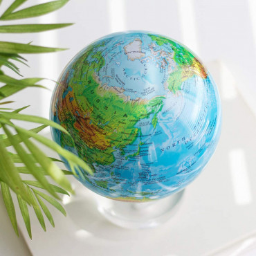 Гиро-глобус Solar Globe Mova Физическая карта Мира 11,4 см (MG-45-RBE)
