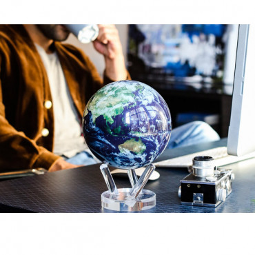 Гиро-глобус Solar Globe Mova  Земля в облаках 15,3 см (MG-6-STE-C)