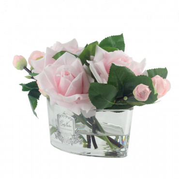 Парфюмированные цветы "Французские Розы-Pink Peach Oval", арома спрей Savon