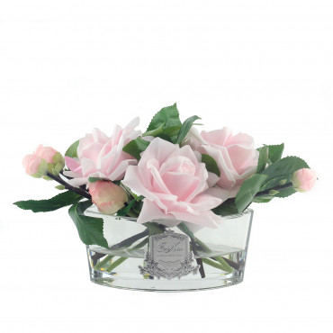 Парфюмированные цветы "Французские Розы-Pink Peach Oval", арома спрей Savon