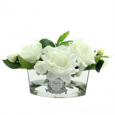 Парфюмированные цветы Cote Noire «Французские белые розы-Ivory White Oval», арома спрей Savon