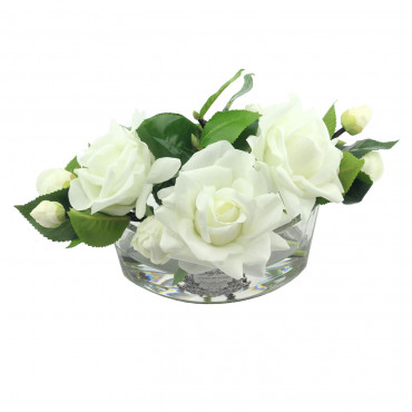 Парфюмированные цветы Cote Noire «Французские белые розы-Ivory White Oval», арома спрей Savon