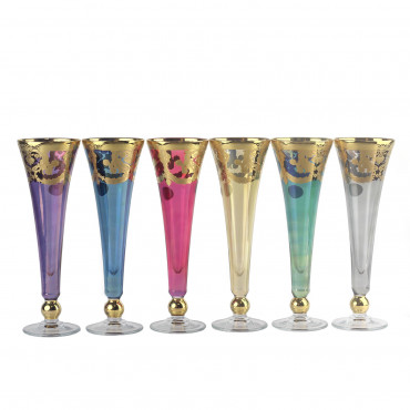 Бокалы для шампанского "Royal" Veneziano COLOR